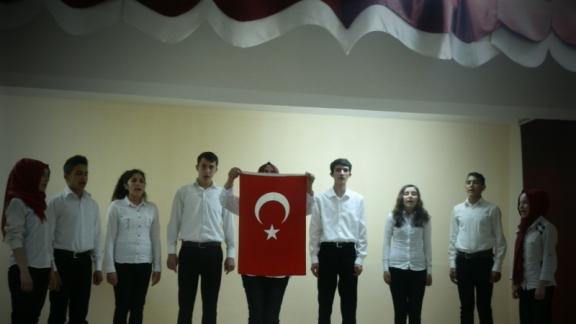 İstiklal Marşının Kabulü ve Mehmet Akif ERSOY´u Anma Programı Düzenlendi.