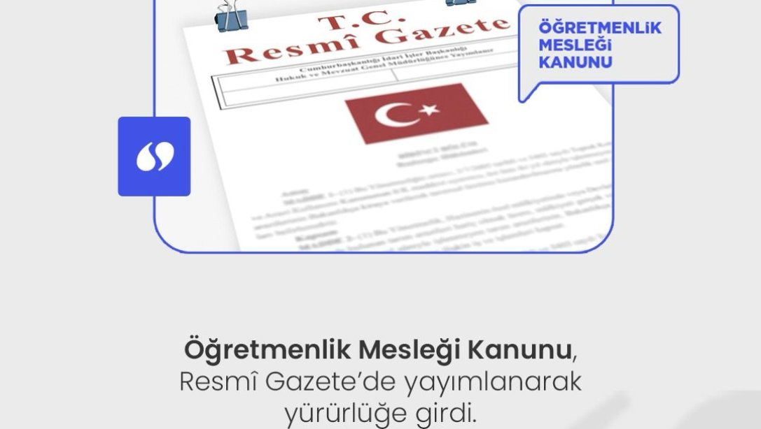 Öğretmenlik Meslek Kanunu